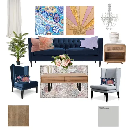 sample board living room Interior Design Mood Board by Dodi on Style Sourcebook