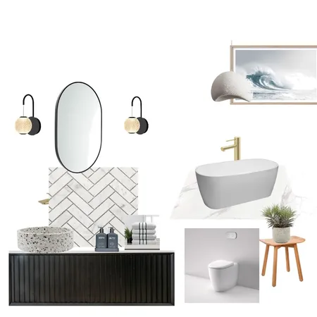 bathroom Interior Design Mood Board by Designer Ruby on Style Sourcebook