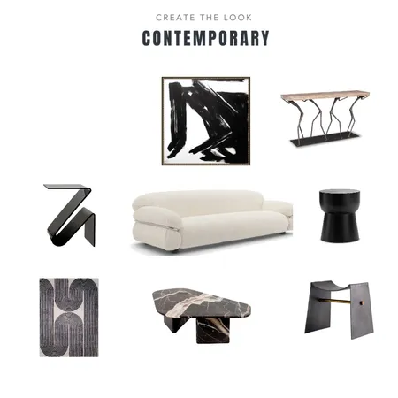 Contemporary - Create the Look (Living) Interior Design Mood Board by JenRL Design on Style Sourcebook