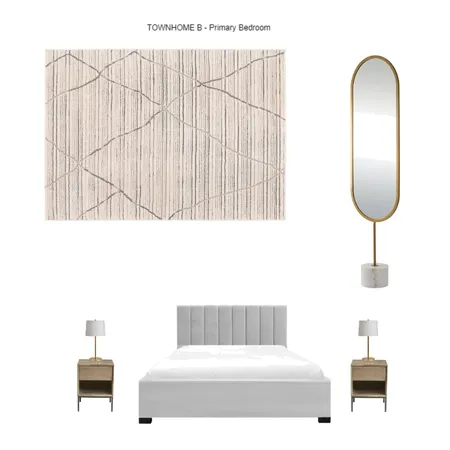 TOWNHOME B - PRIMARY BEDROOM Interior Design Mood Board by parliament on Style Sourcebook