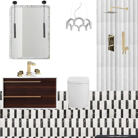 Theater Bath 7 Interior Design Mood Board by Mint Hill on Style Sourcebook