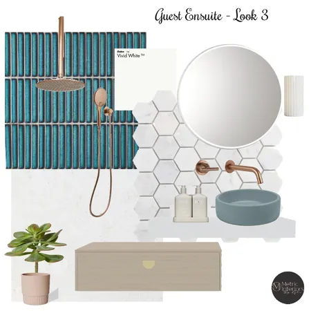 Immy's Guest Ensuite - Look 3 Interior Design Mood Board by Metric Interiors By Kylie