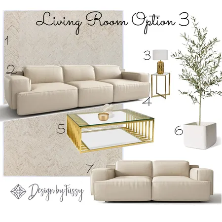 Living room Option 3 Interior Design Mood Board by DesignbyFussy on Style Sourcebook