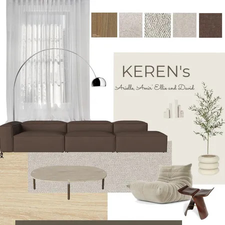 keren's livingroom Interior Design Mood Board by hadar kachlon leshem on Style Sourcebook