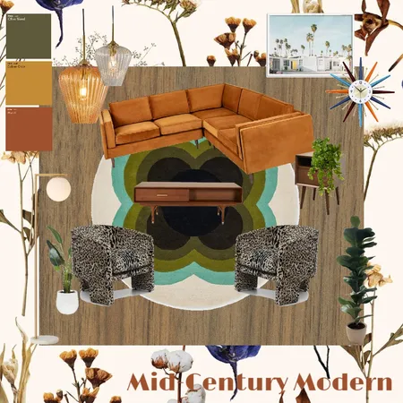 Mid Century Modern Interior Design Mood Board by Shelby on Style Sourcebook