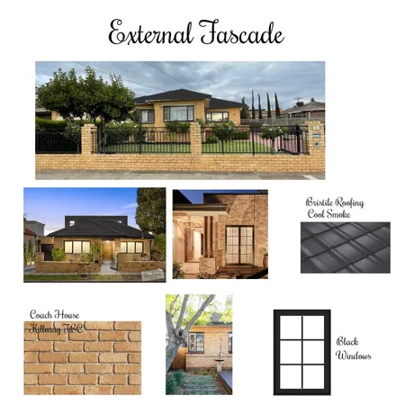 External Fascade Interior Design Mood Board by Space Style Melbourne on Style Sourcebook