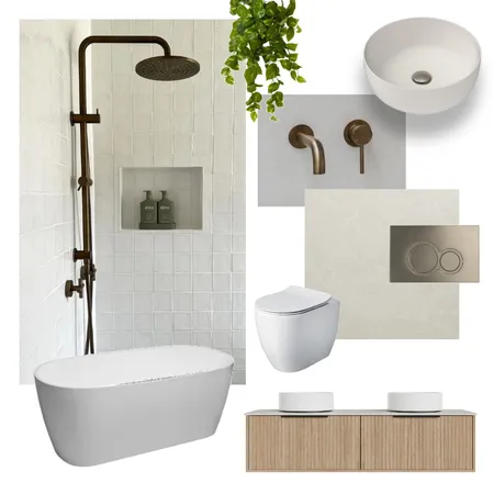 Ensuite Interior Design Mood Board by veda@vedatodd.com on Style Sourcebook