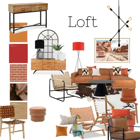 Loft WOHNZIMMER Interior Design Mood Board by Karuna on Style Sourcebook