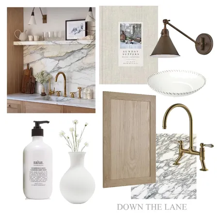 Farmhouse Kitchen Interior Design Mood Board by DOWN THE LANE by Tina Harris on Style Sourcebook