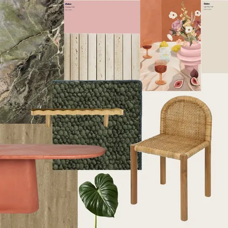 Contemporary deep greens flatlay Interior Design Mood Board by Ashlee Megan Design on Style Sourcebook