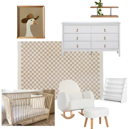 Nursery #2 neutrals tan & white Interior Design Mood Board by hangilbert on Style Sourcebook