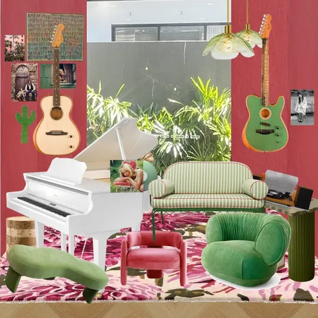 Retro Studio Interior Design Mood Board by dl2407 on Style Sourcebook