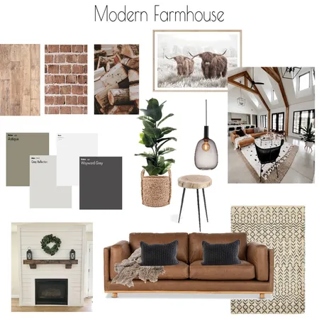 Modern Farmhouse Interior Design Mood Board by tcdesignco on Style Sourcebook