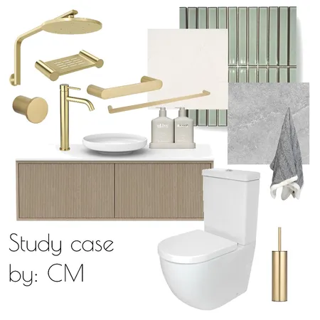 Bathroom study case Interior Design Mood Board by Cm decora on Style Sourcebook