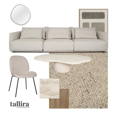 FLAX RELEX Interior Design Mood Board by Tallira | The Rug Collection on Style Sourcebook