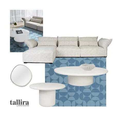 BLUE MOON Interior Design Mood Board by Tallira | The Rug Collection on Style Sourcebook