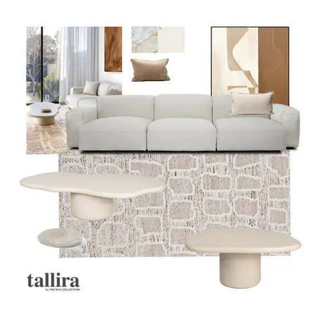 HERAS SAND Interior Design Mood Board by Tallira | The Rug Collection on Style Sourcebook