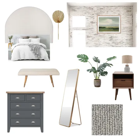 Eulo St main bedroom Interior Design Mood Board by brigid on Style Sourcebook