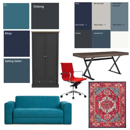 Long Room Interior Design Mood Board by b on Style Sourcebook