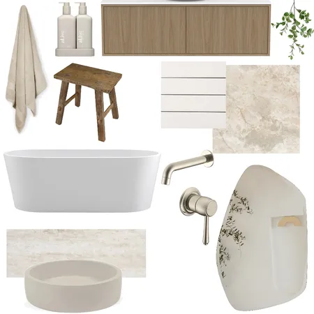 Bathroom Interior Design Mood Board by Juliaricco