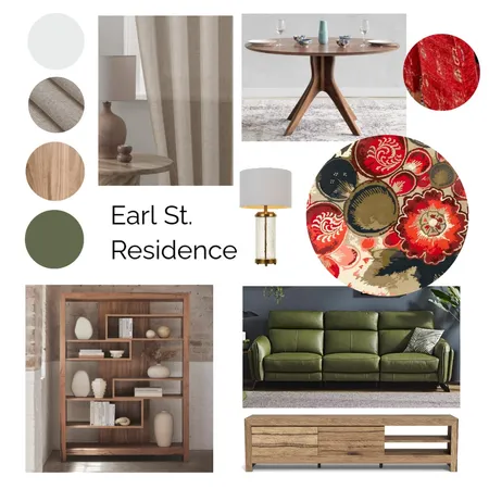 Earl St Residence with curtains Interior Design Mood Board by Deb Davies on Style Sourcebook