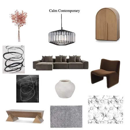 Calm Contemporary Interior Design Mood Board by angelinaruso on Style Sourcebook