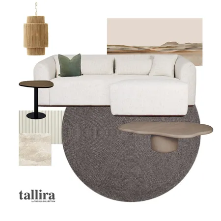 ROUND RUG LIVING Interior Design Mood Board by Tallira | The Rug Collection on Style Sourcebook