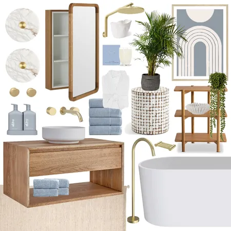 Coastal Bathroom Haven Interior Design Mood Board by Lighting Illusions on Style Sourcebook