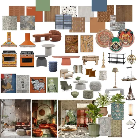 Amaryllis- Brutalist Interior Design Mood Board by Pavaki Sapra on Style Sourcebook
