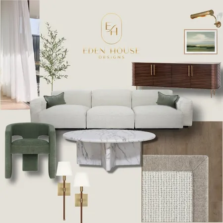 Living Room 2 Interior Design Mood Board by Eden House Designs on Style Sourcebook