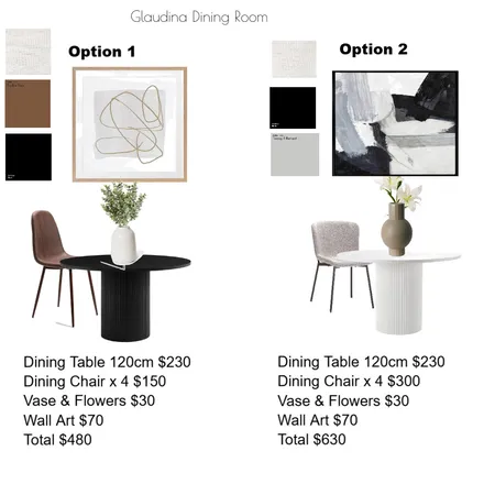 Glaudina Dining Room Interior Design Mood Board by Marilyn Nyahunzvi on Style Sourcebook