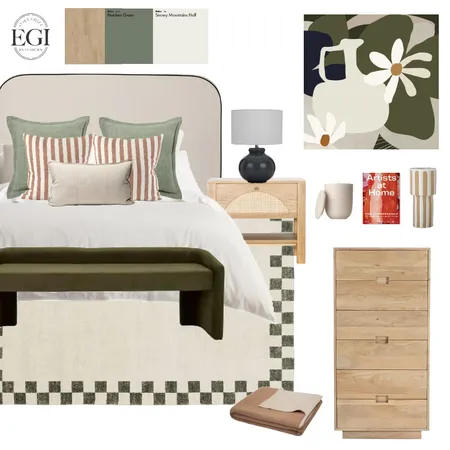 Modern Bedroom Interior Design Mood Board by Eliza Grace Interiors on Style Sourcebook