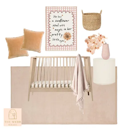 Baby Girl Nursery Interior Design Mood Board by hello@thewebbhouse.co on Style Sourcebook