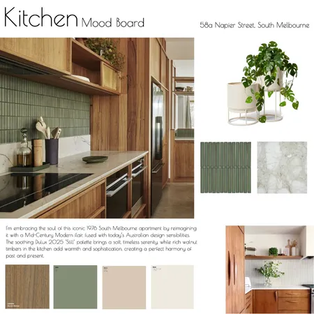 Kitchen - 58a Napier St, Sth Melb Interior Design Mood Board by Spaces To Liv on Style Sourcebook