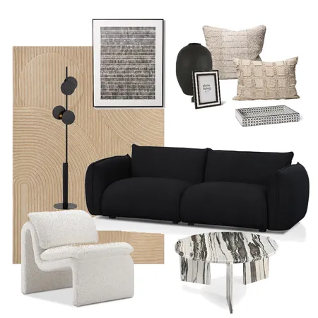 Living Interior Design Mood Board by envisual design on Style Sourcebook