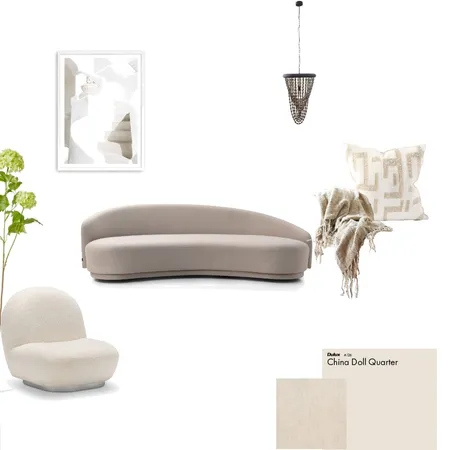 לוח השראה לסלון דוגמא Interior Design Mood Board by shira abadi on Style Sourcebook