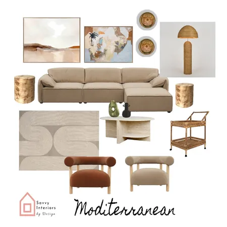 Moditerranean Interior Design Mood Board by Savvy Interiors By Design on Style Sourcebook