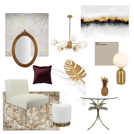 טרנד הזהב Interior Design Mood Board by TEHILLARAD on Style Sourcebook