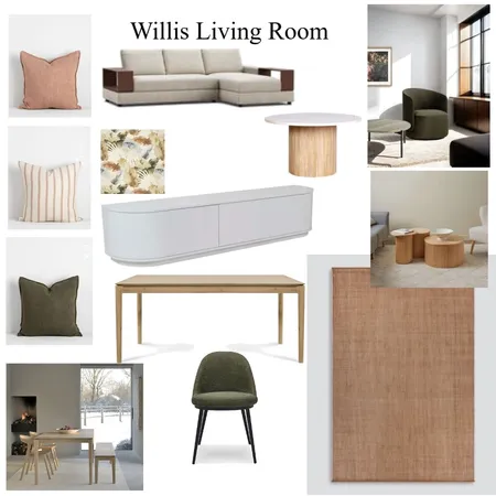 Willis Living Room Interior Design Mood Board by JJID Interiors on Style Sourcebook