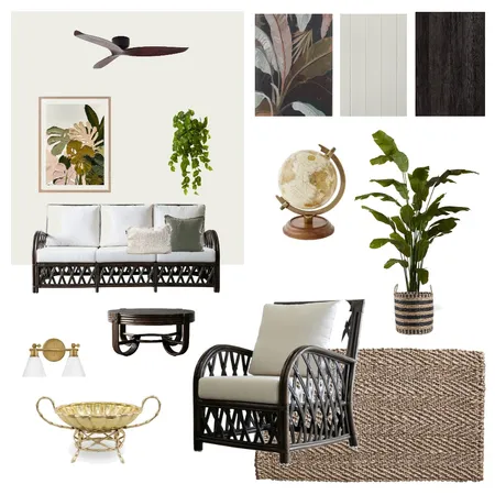 British Colonial Lounge Room Sample v5 Interior Design Mood Board by natalieenlund@gmail.com on Style Sourcebook