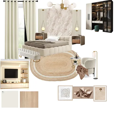 Beige bedroom 1 Interior Design Mood Board by Xtiana.o on Style Sourcebook