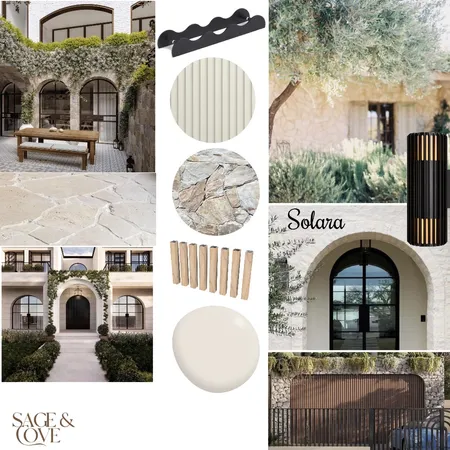 Facade for Solara Interior Design Mood Board by Sage & Cove on Style Sourcebook