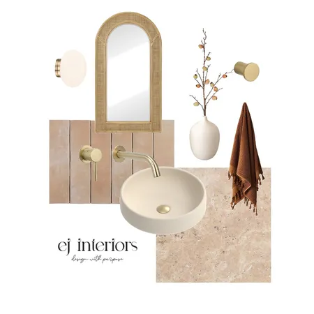 Powder Room Interior Design Mood Board by EJ Interiors on Style Sourcebook