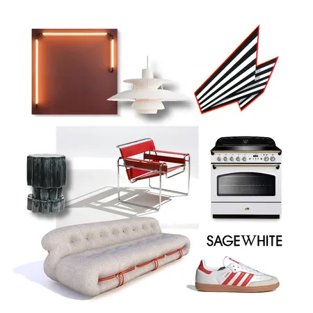 Samba Inspo - Red Interior Design Mood Board by Sage White Interiors on Style Sourcebook