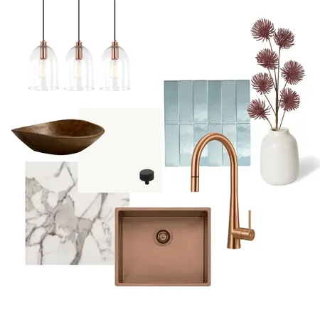 Copper Tap - Aqua Interior Design Mood Board by jasminevolis on Style Sourcebook