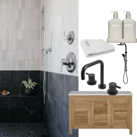 Basement Bathroom Interior Design Mood Board by billiejensen1@gmail.com on Style Sourcebook