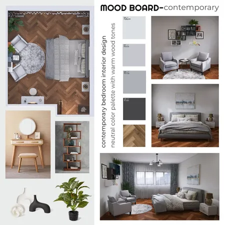 CONEMPORARY BEDROOM Interior Design Mood Board by Hamideh on Style Sourcebook