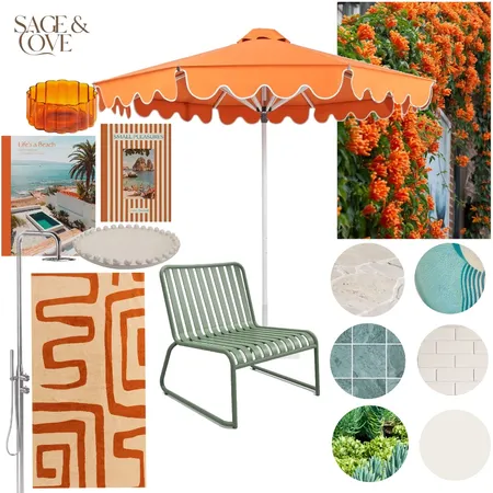 Solara - Pool Area Interior Design Mood Board by Sage & Cove on Style Sourcebook