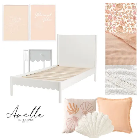 Girl’s Room - Mermaid Interior Design Mood Board by Avella Interiors on Style Sourcebook