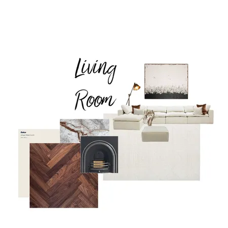 Modern Victorian Living Room Interior Design Mood Board by Anderson Designs